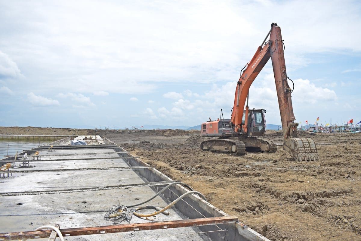 Ground preparation and site levelling